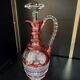 Red double-walled crystal carafe – Saint-Louis