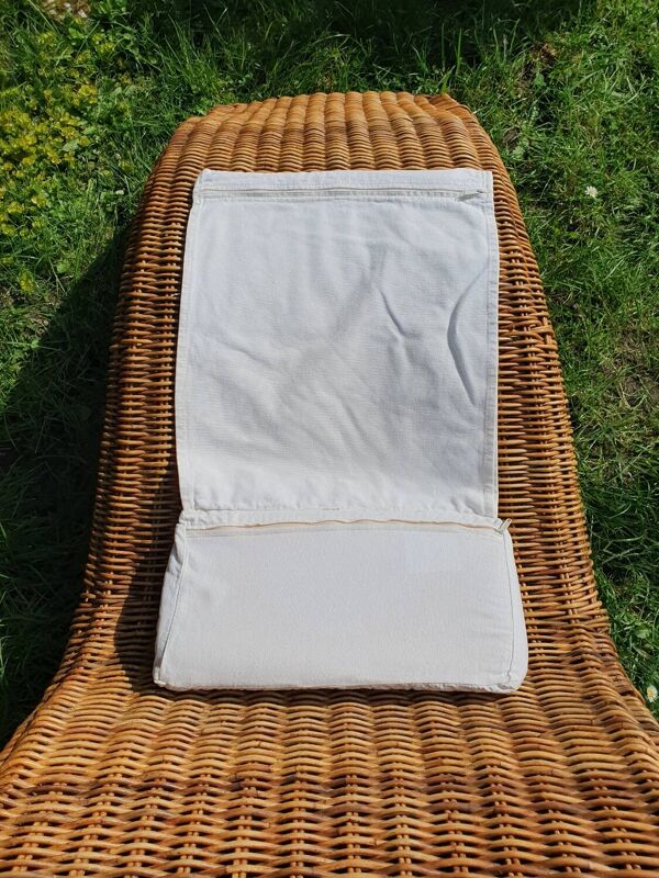 Chaise longue en rotin Karlskrona de Karl Malmvall pour Ikea