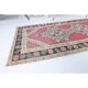 1970s Turkish Hand-Knotted Runner Rug 99x288