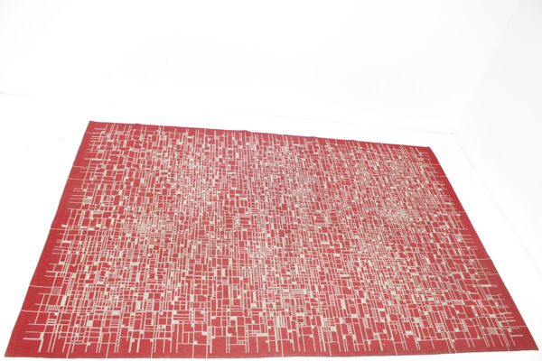 Tapis mid-century moderniste géométrique 300x200cm