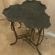 bamboo pedestal table&bronze Napoléon III
