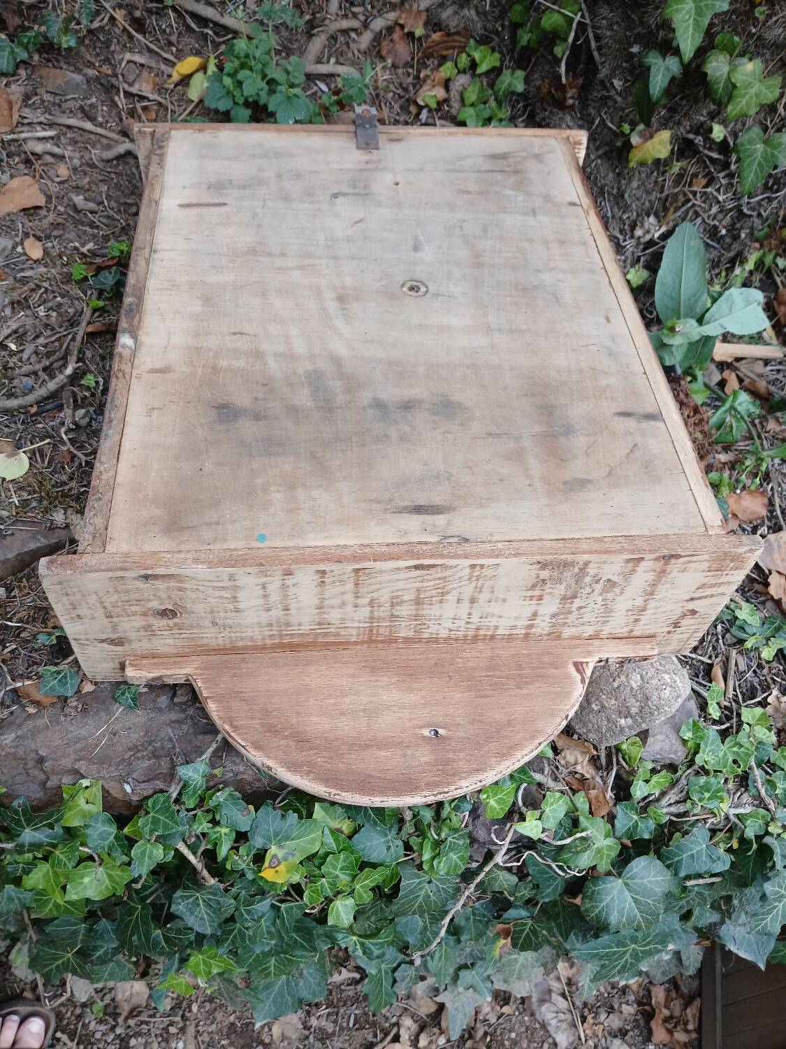 Old wooden wall cupboard