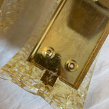 Worked glass wall lamp