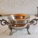 Silver-plated candlestick burns perfume, Art Nouveau style, late 19th century.