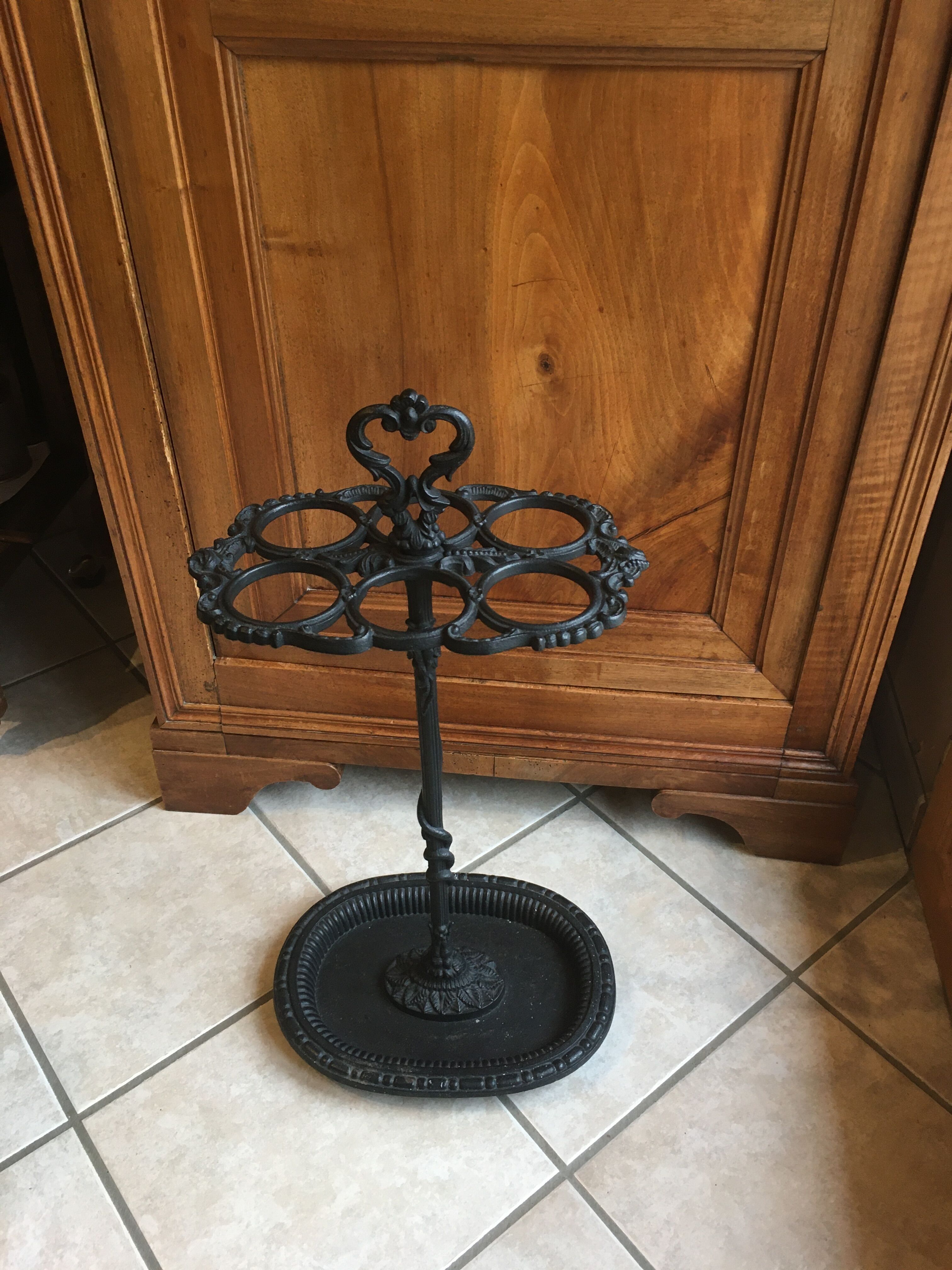 Old umbrella holder