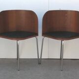 Table et chaises modèles fusion de Sandra Kragnert pour Ikea 1990