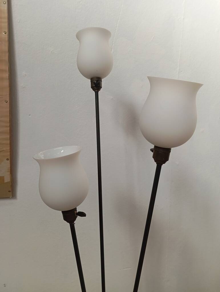 1950s tripod floor lamp