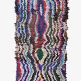 Azilal Vintage Colorful Rug - 168 x 91 cm
