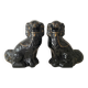 Pair of ceramic dogs called Straffordshire dogs