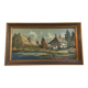 Oil painting on canvas signed mollin