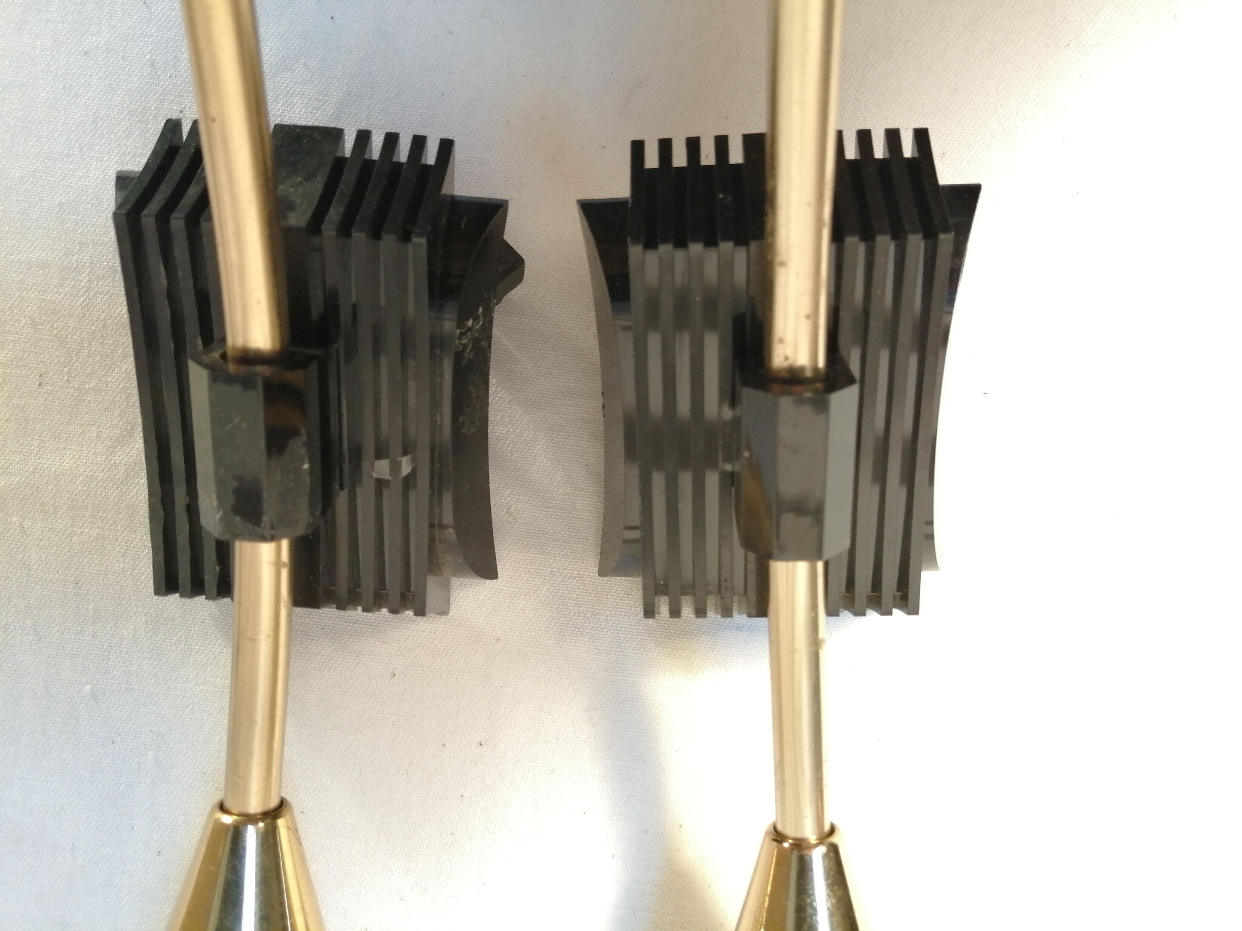 Duo wall lamps vintage tulip - 50s