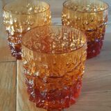 Service of 6 glasses geoffrey baxter glassware whitefiars
