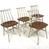 Set of 4 chairs "Fanett", Ilmari Tapiovaara, Sweden, 1960