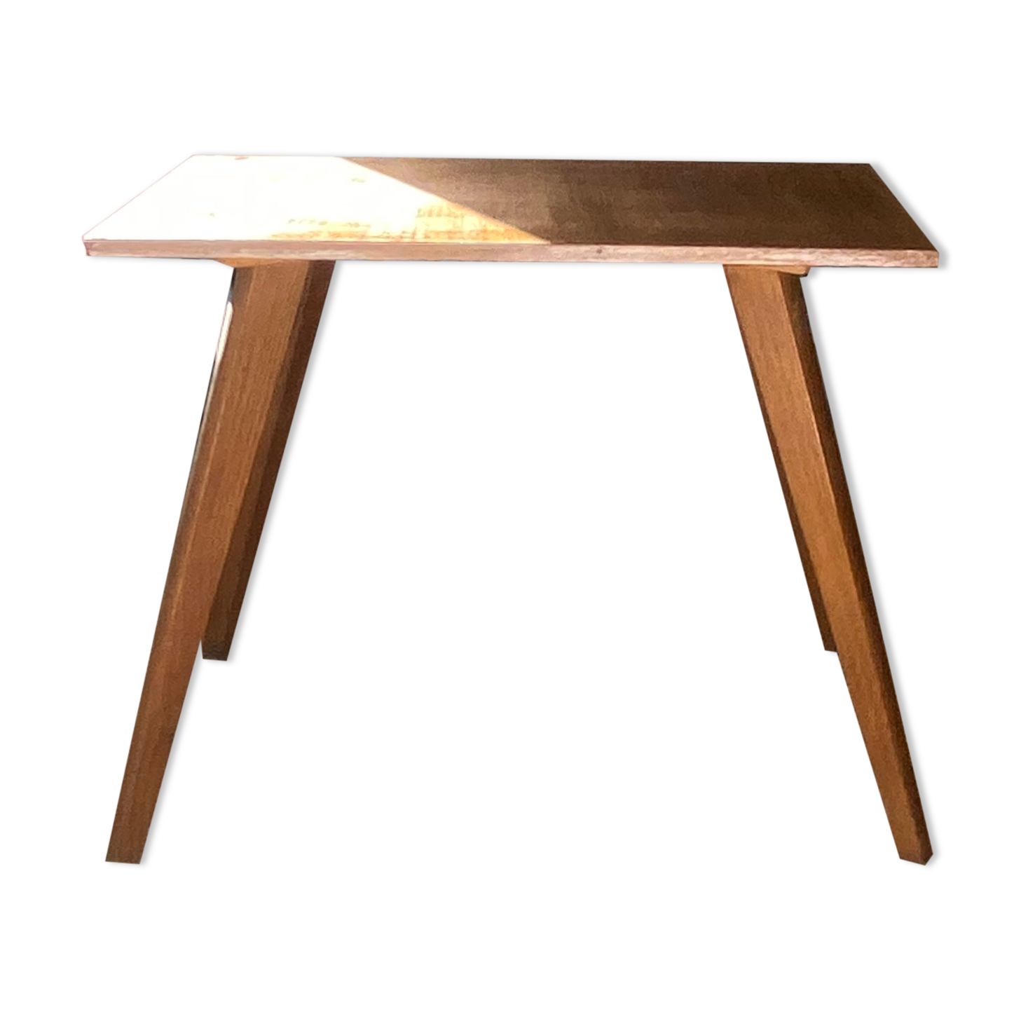 Compass leg coffee table