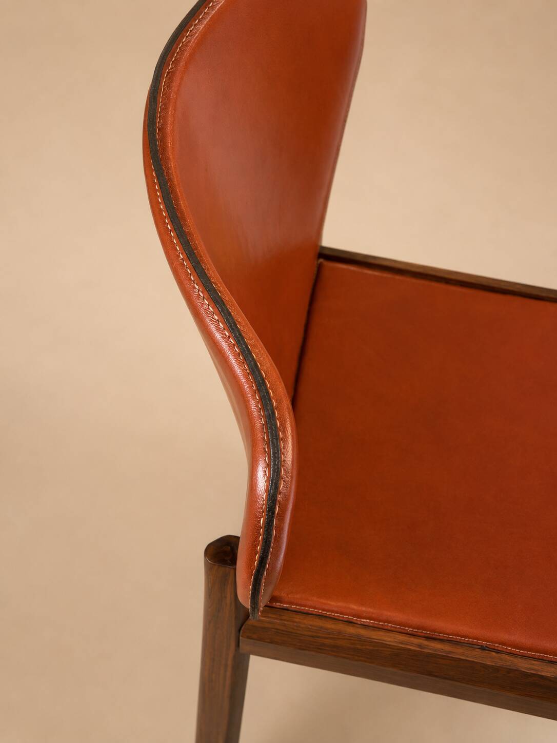 Set of 4 Paganini chairs by Luciano Frigerio, 1970s.
