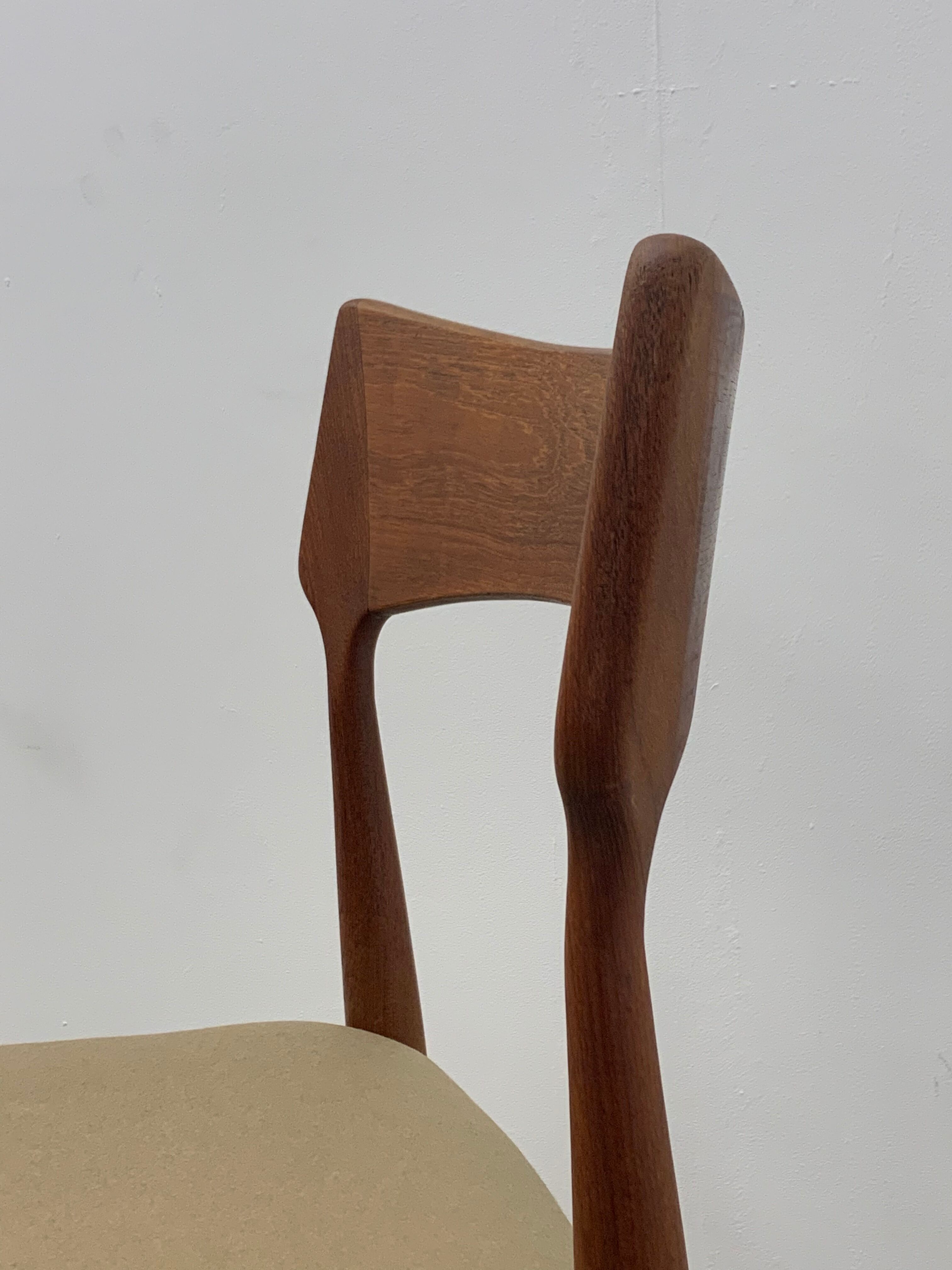 4xDanish Teak Dining Chairs by Bernard Petersen 1960s