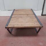 Sncf industrial style coffee table