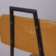 SET OF 6 VINTAGE 1960S METAL AND LEATHER CHAIRS, ITALIAN DESIGN