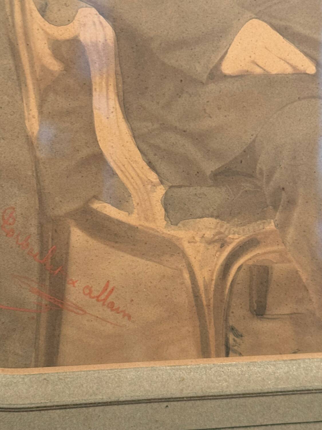 Old photograph, signed, circa 1860