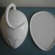 old cheese tray bell mouse vintage table decoration cheese board