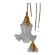 Suspension baladeuse vintage en verre