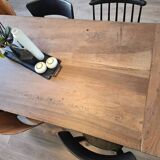 Table de ferme en noyer 200x80 8 pers.