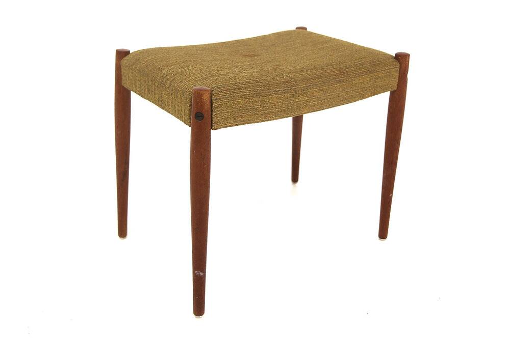 Scandinavian teak stool, Sweden, 1950