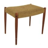 Scandinavian teak stool, Sweden, 1950