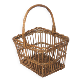Square openwork basket