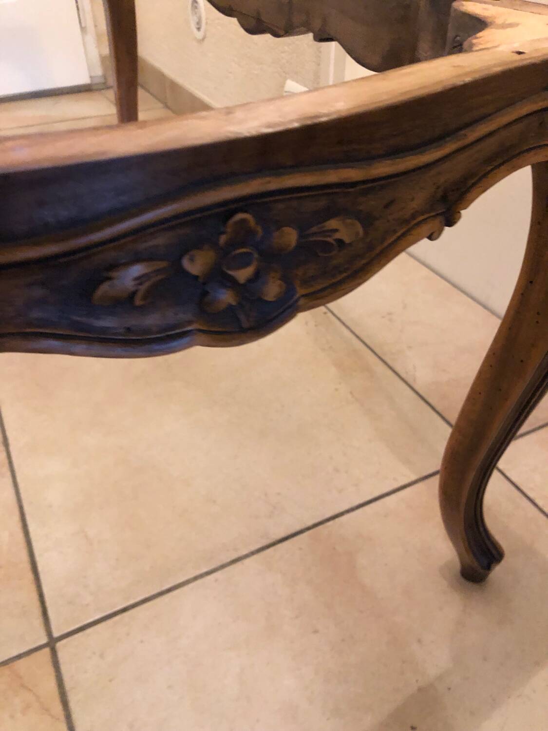 Pink marble coffee table