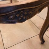 Pink marble coffee table