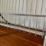 End of sofa magazine holder chrome 1970