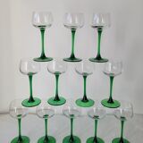 Set of 12 Luminarc Alsace wine glasses