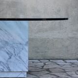 Large marble table diameter 145