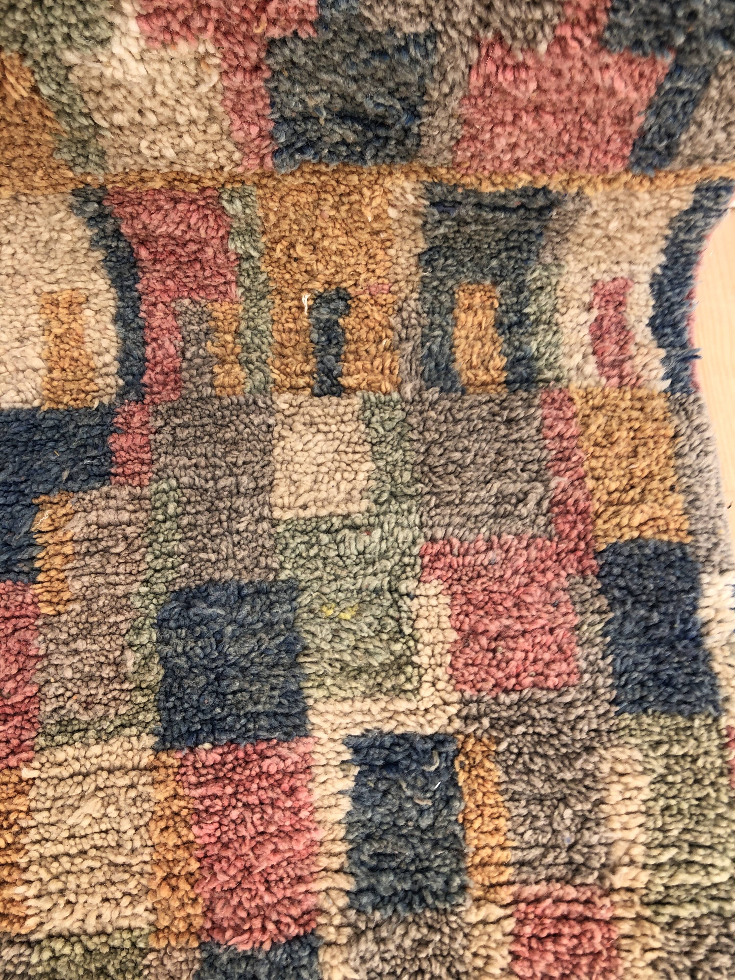 Moroccan Berber carpet corridor Boujaad 3,56x0.73m