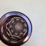 Bohemian crystal overlay vase