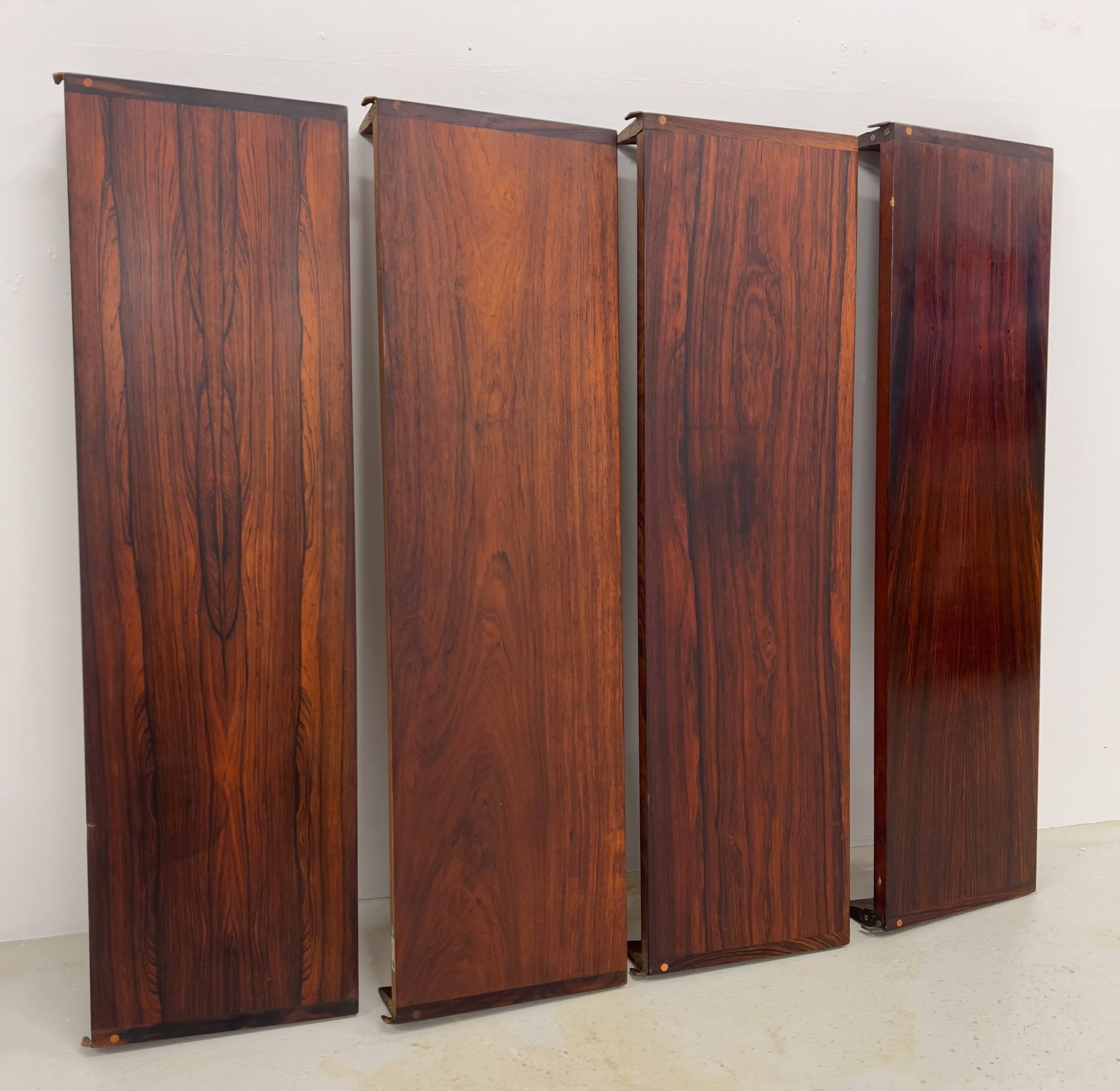 Rosewood Shelves by Kai Kristiansen for Feldballes