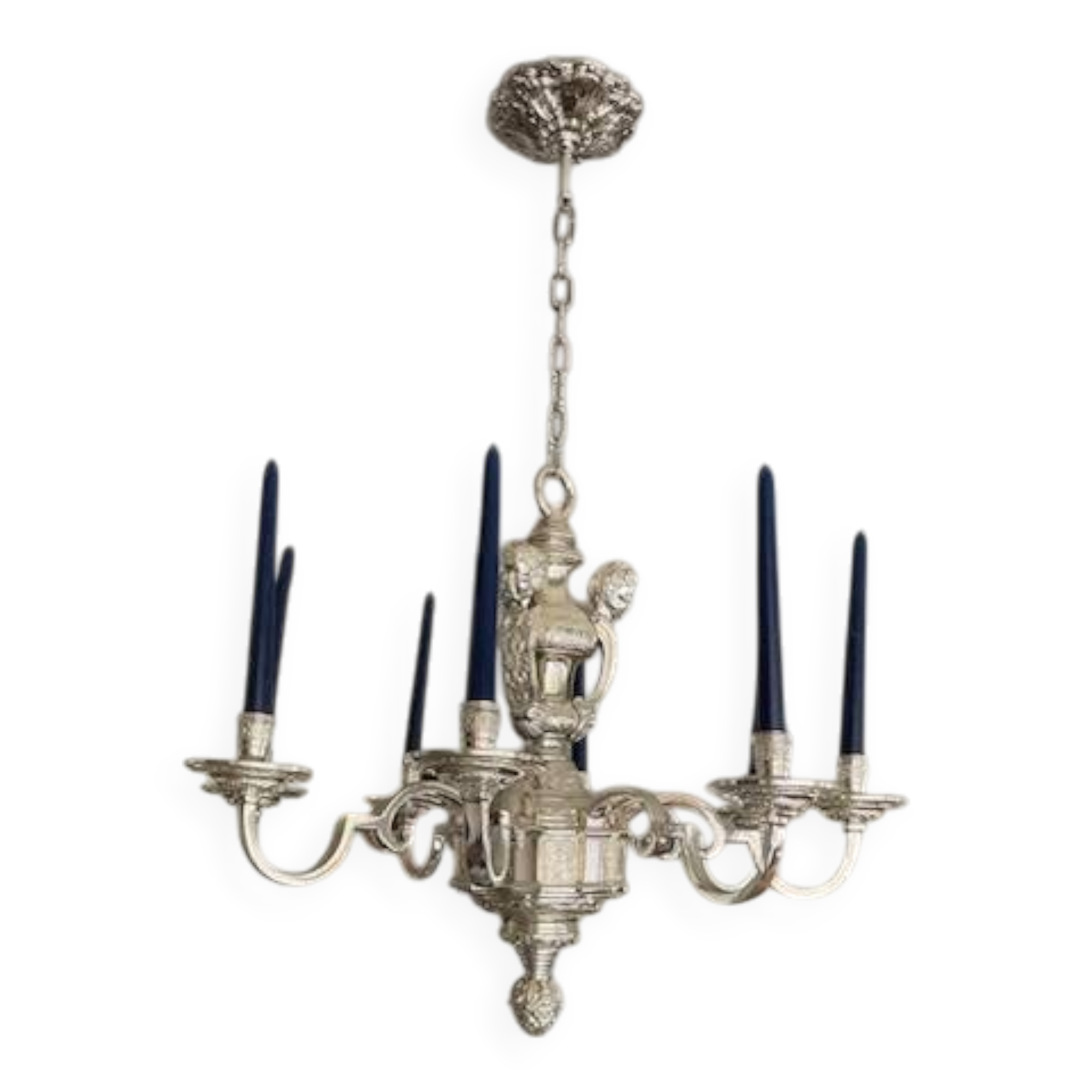 Silver chandelier