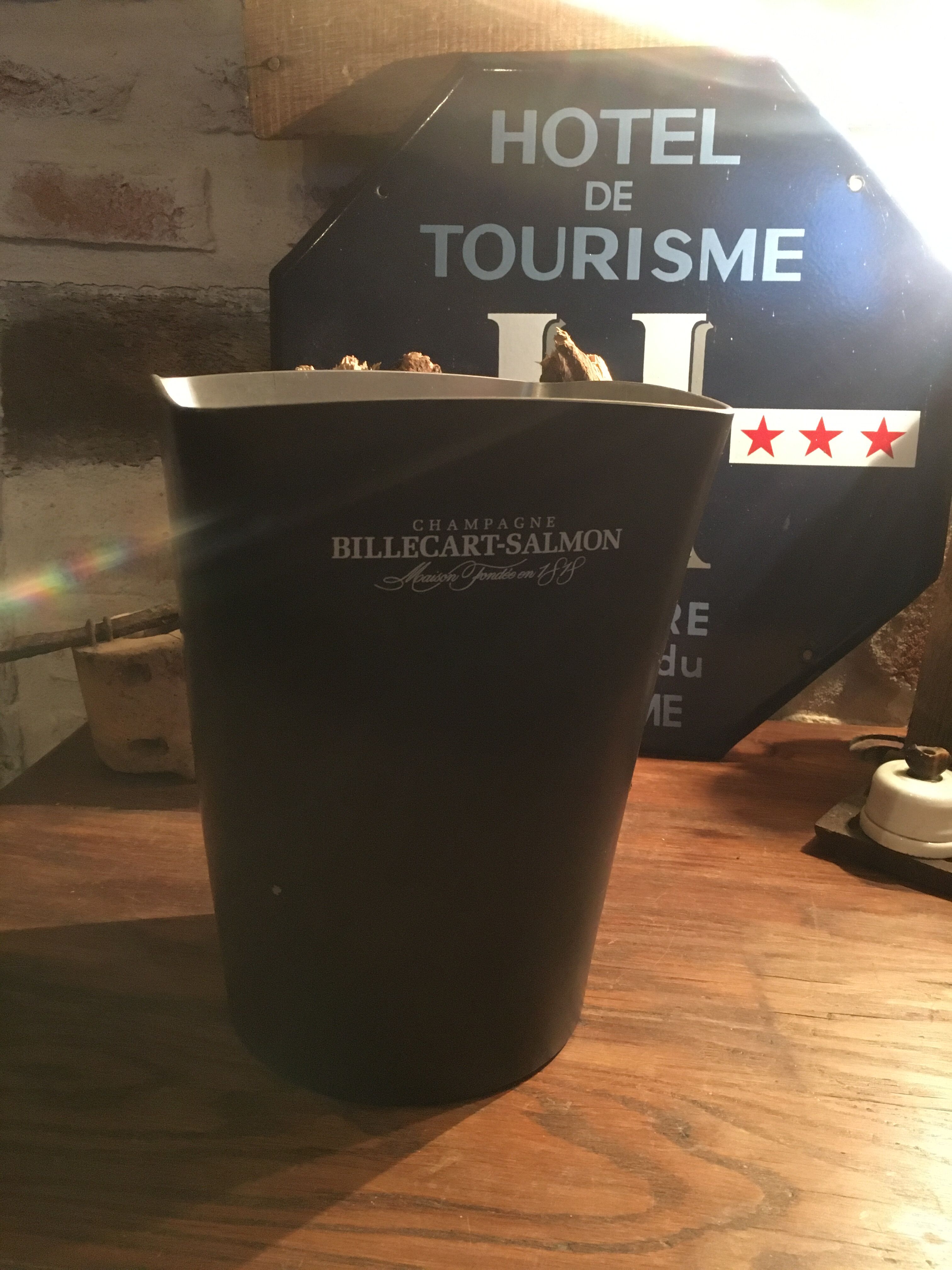 Aluminum champagne bucket "Billecart-Salmon"