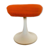 Stool fabric orange foot tulip