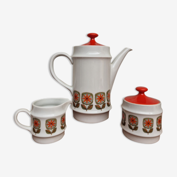 Teapot/coffee maker - milk pot - sugar bowl mitterteich bavaria