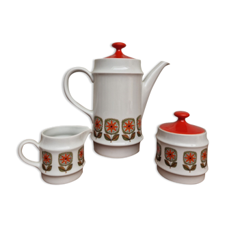 Teapot/coffee maker - milk pot - sugar bowl mitterteich bavaria