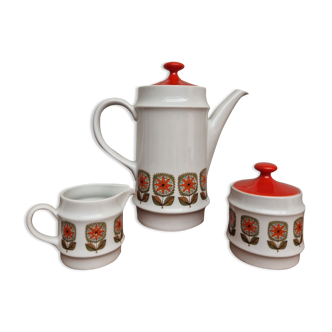 Théière/cafetière - pot lait - sucrier mitterteich bavaria