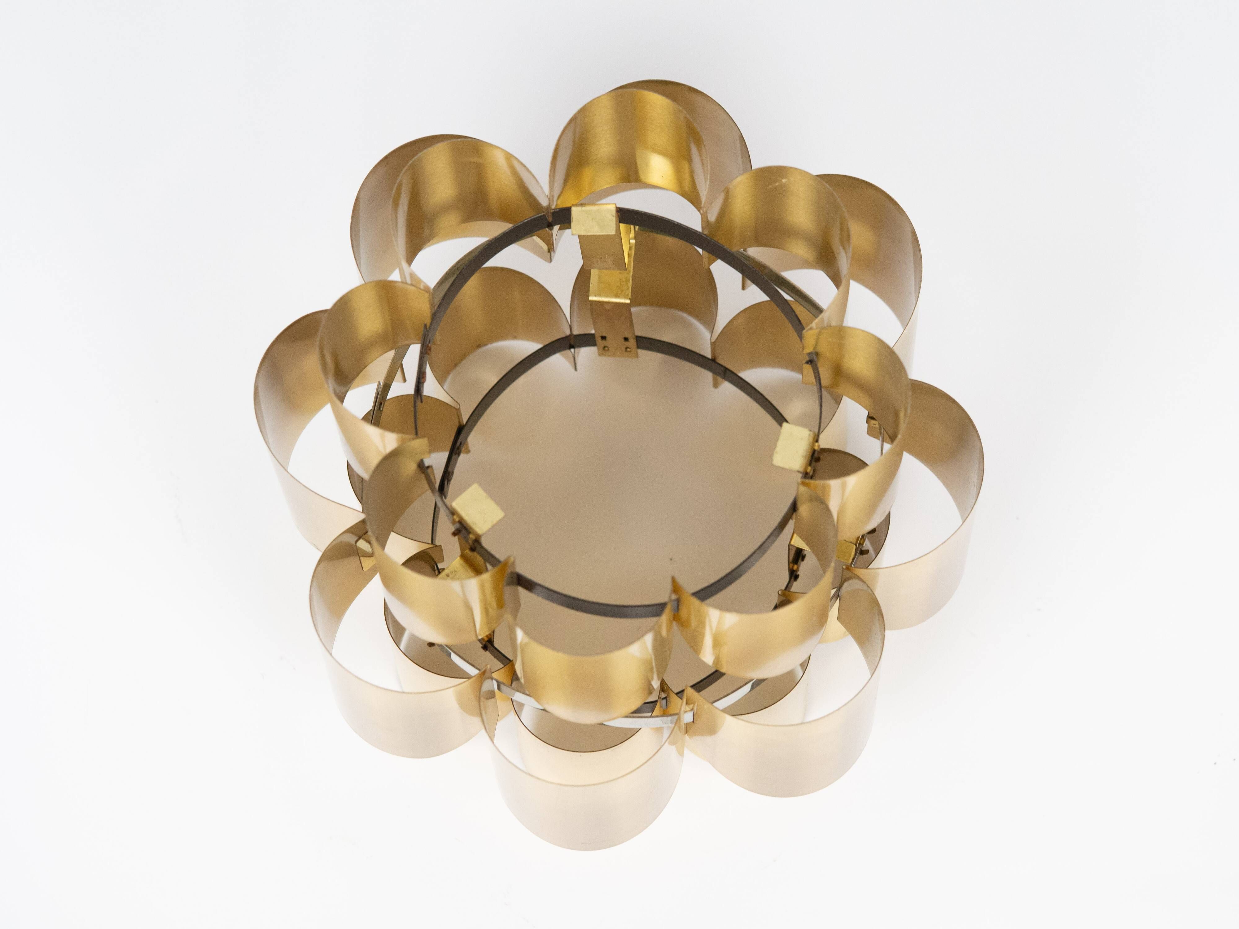 Pair of 2 Danish vintage pendant lamps by Werner Schou, 1960s