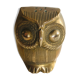 Brass owl wears incense