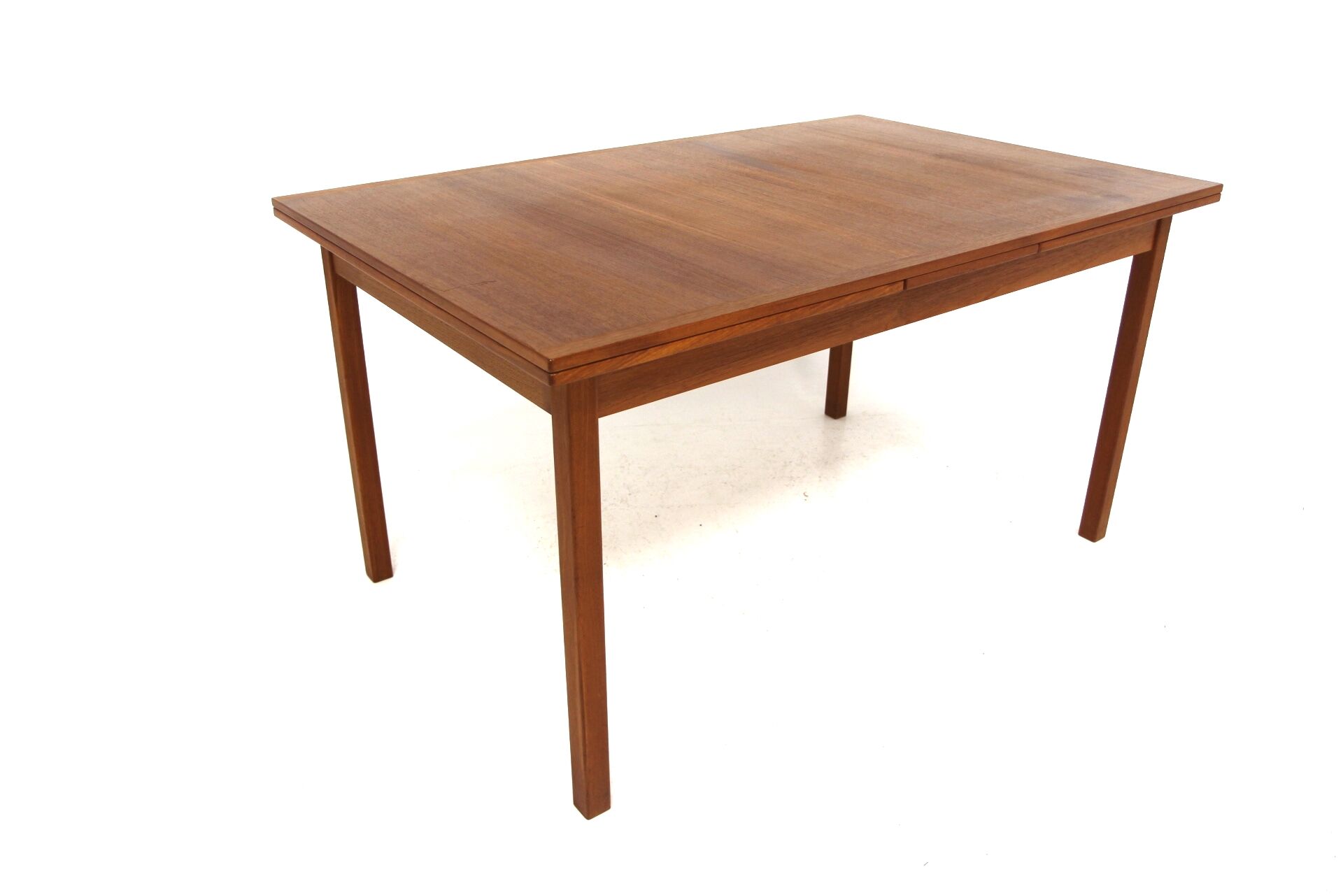 Scandinavian dining table "wallet" in teak, Hugo Troeds, Sweden, 1960