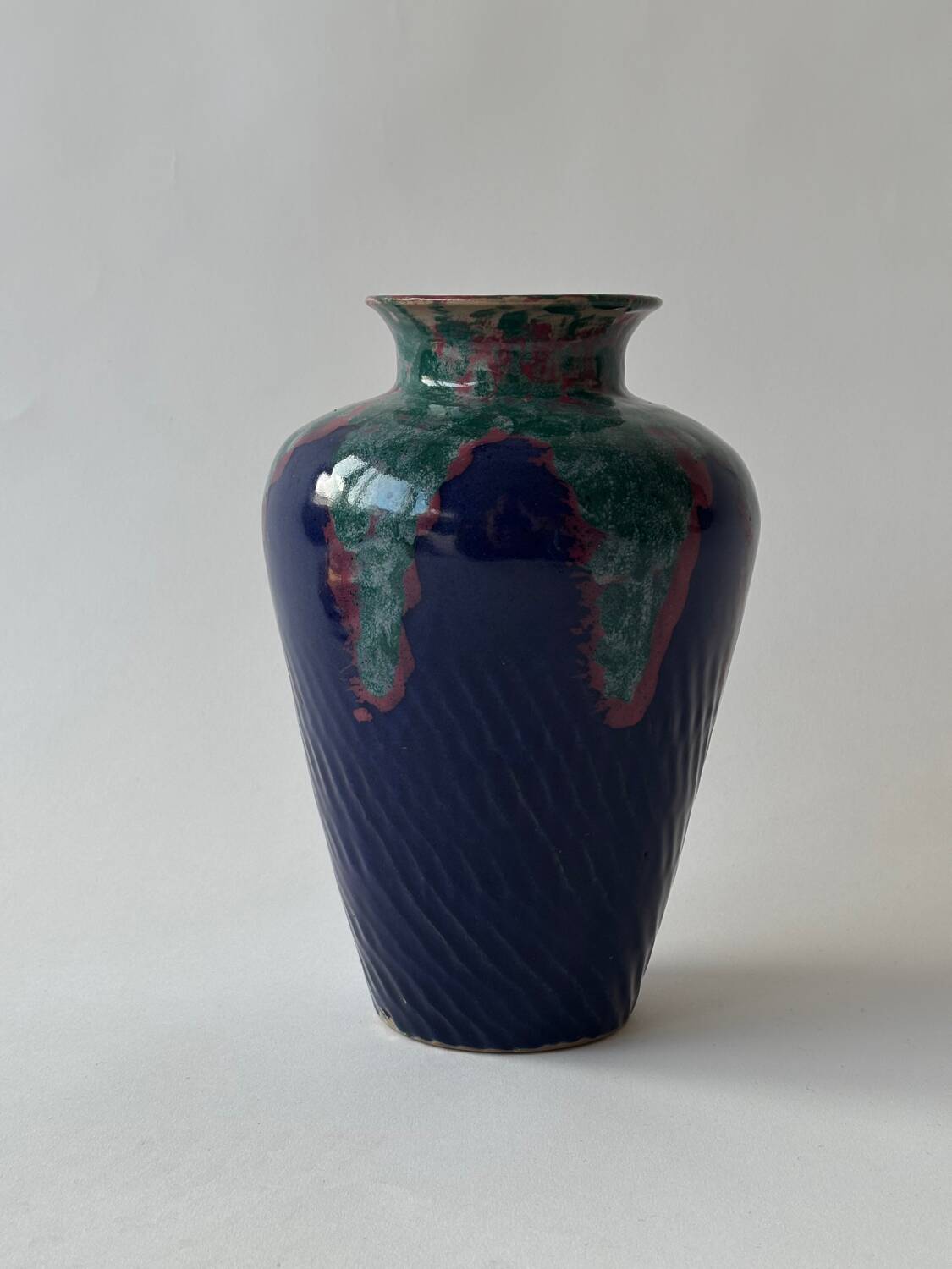 Glazed ceramic vase