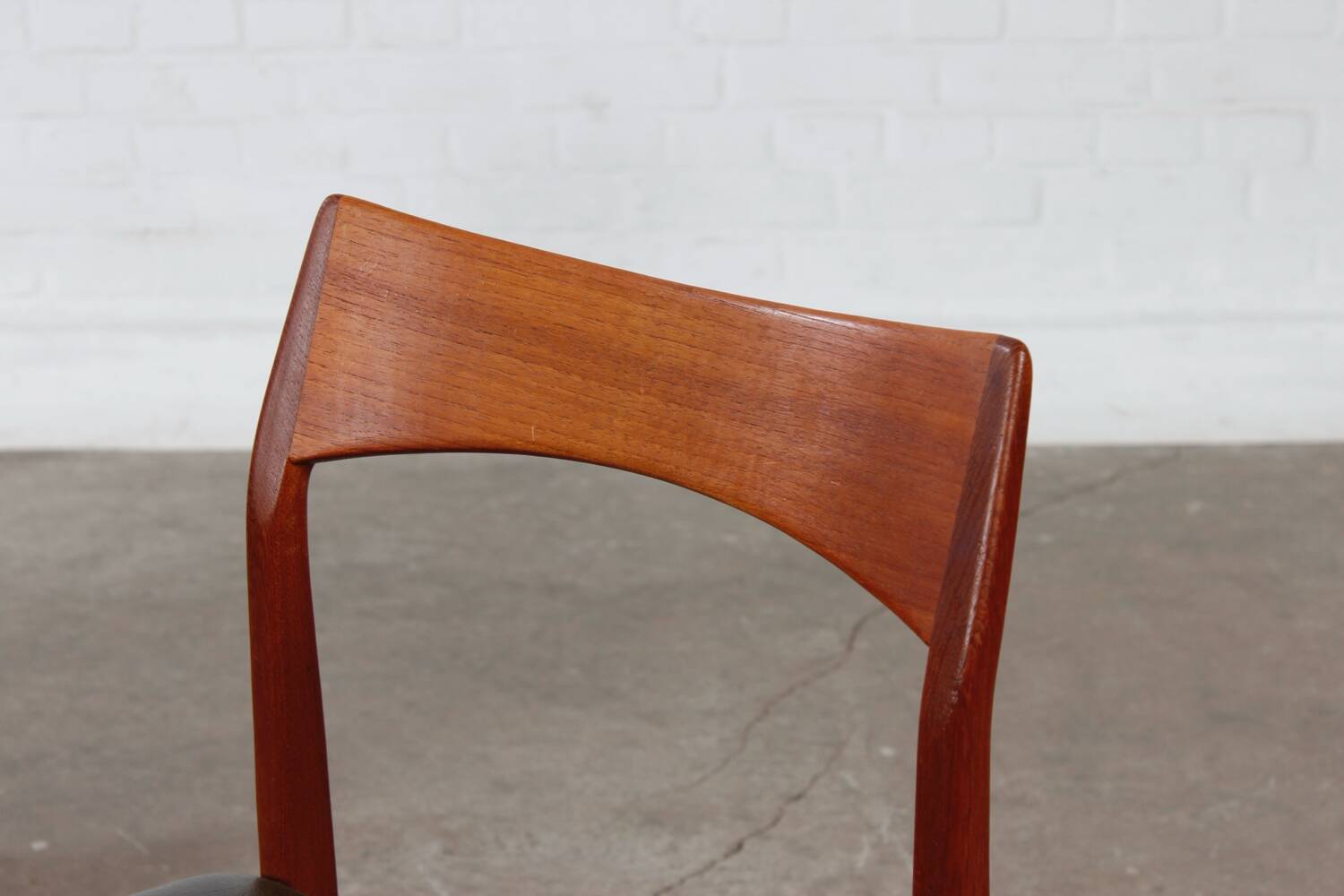Vintage Teak Stuhl Danish Mid Century Kjærnulf Design 60er
