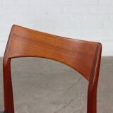 Vintage Teak Stuhl Danish Mid Century Kjærnulf Design 60er