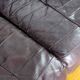 Modular leather sofa